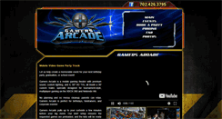 Desktop Screenshot of gamersarcadeparty.com